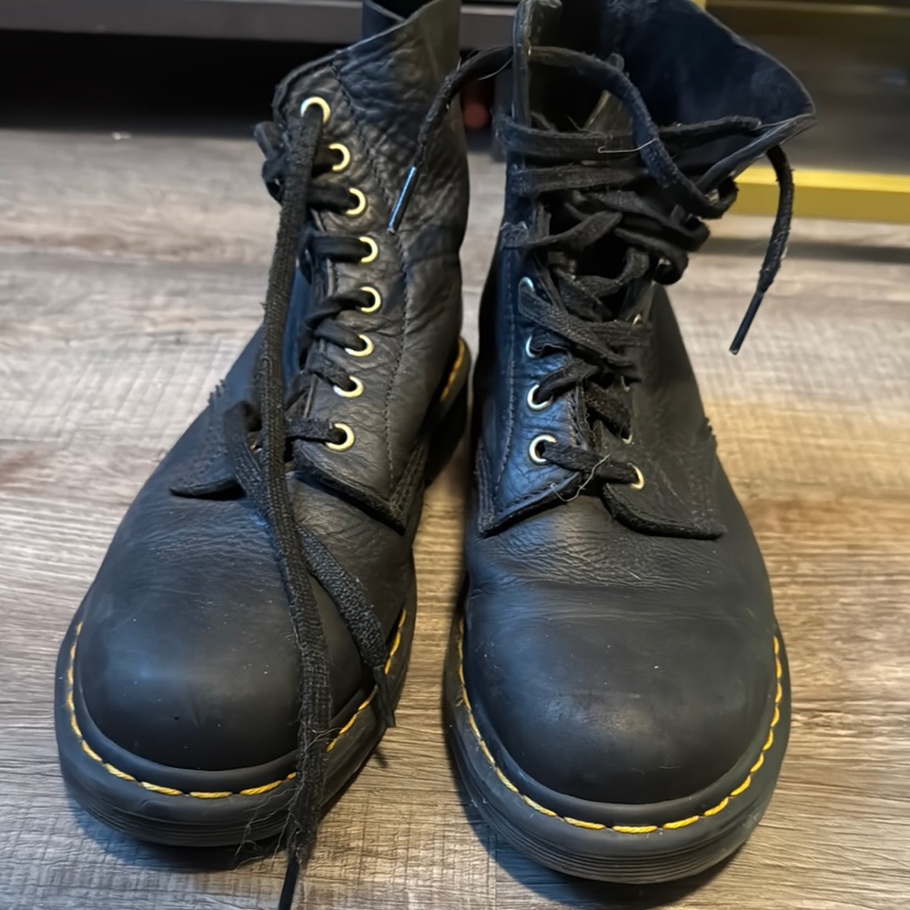 Dr. Martens Black Leather Boots